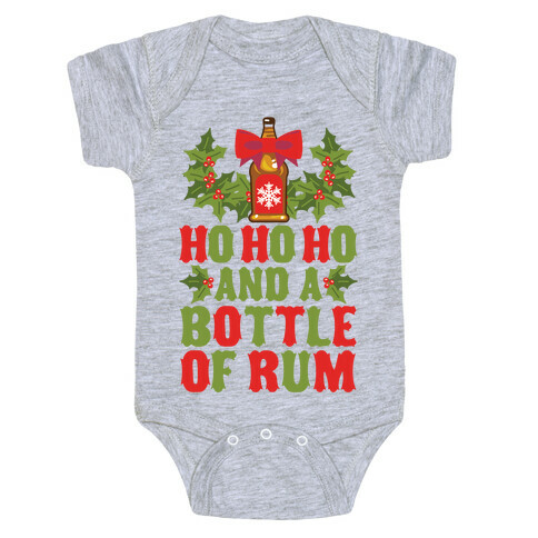Ho Ho Ho And A Bottle Of Rum Baby One-Piece