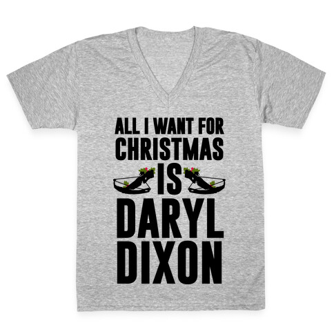 All I Want For Christmas Is Daryl V-Neck Tee Shirt