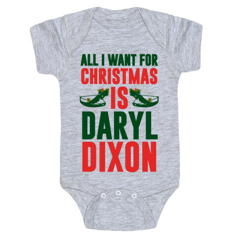 All I Want For Christmas Is Daryl Baby One-Piece
