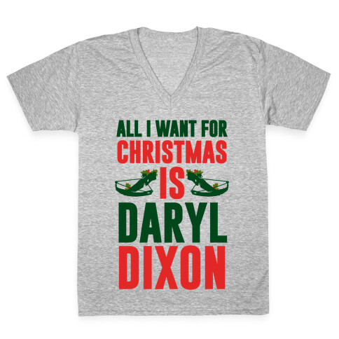 All I Want For Christmas Is Daryl V-Neck Tee Shirt