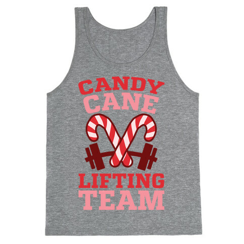 Candy Cane Lifting Team Tank Top