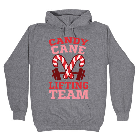 Candy Cane Lifting Team Hooded Sweatshirt