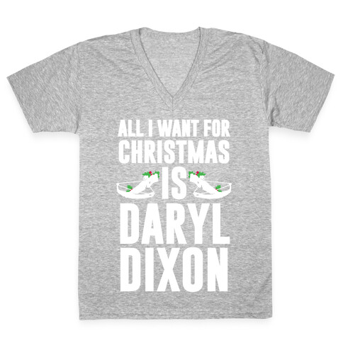 All I Want For Christmas Is Daryl V-Neck Tee Shirt