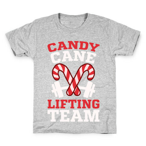 Candy Cane Lifting Team Kids T-Shirt