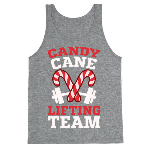 Candy Cane Lifting Team Tank Top