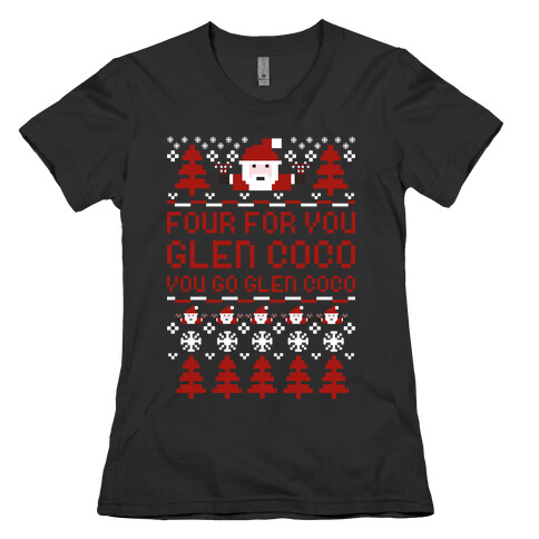 Ugly Sweater Glen Coco Womens T-Shirt