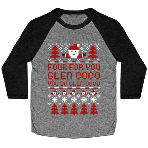 Ugly Sweater Glen Coco Baseball Tee
