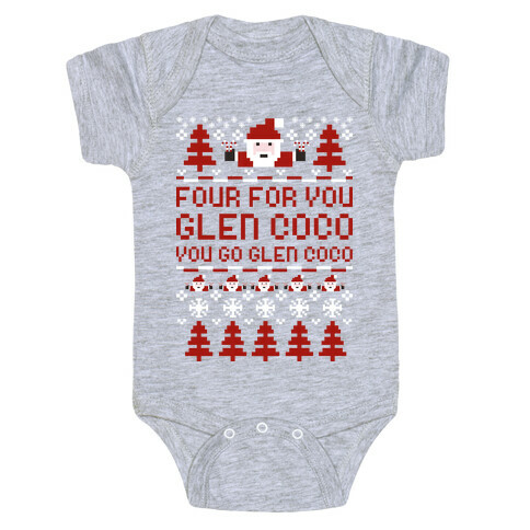 Ugly Sweater Glen Coco Baby One-Piece