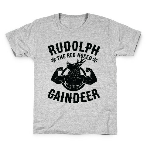 Rudolph The Red Nosed Gaindeer Kids T-Shirt