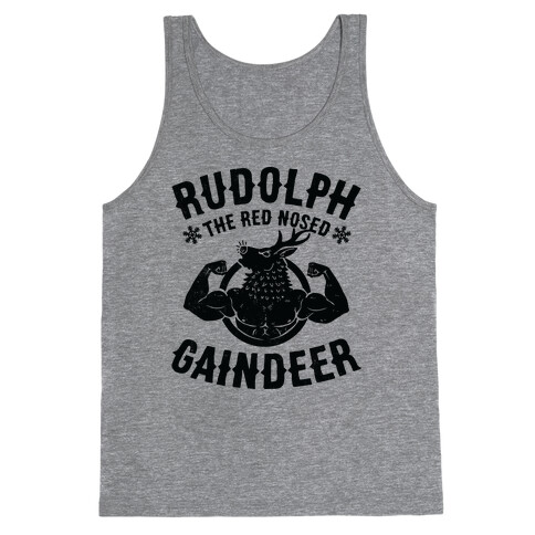 Rudolph The Red Nosed Gaindeer Tank Top