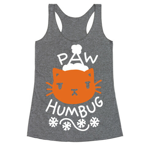 Paw Humbug Cat Racerback Tank Top