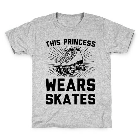 This Princess Wears Skates Kids T-Shirt