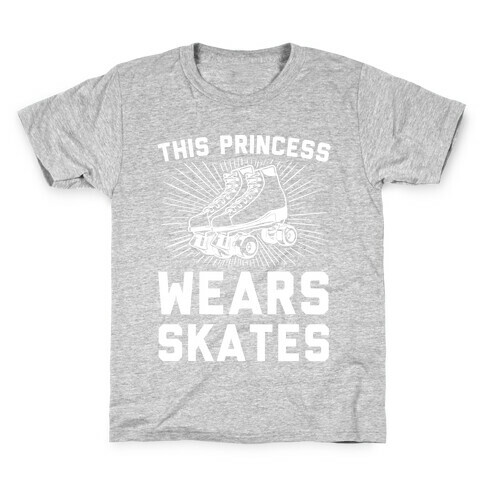 This Princess Wears Skates Kids T-Shirt