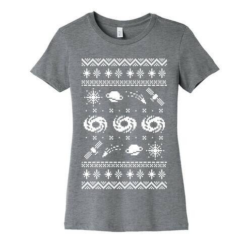 Interstellar Christmas Sweater Pattern Womens T-Shirt