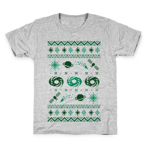 Interstellar Christmas Sweater Pattern Kids T-Shirt