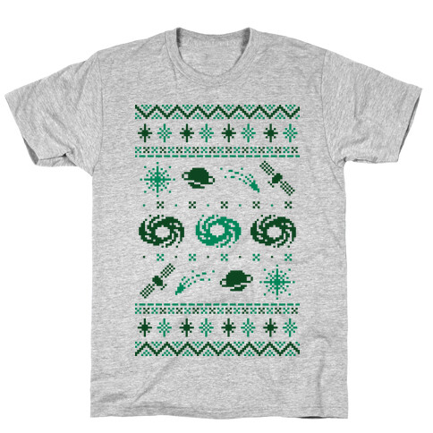 Interstellar Christmas Sweater Pattern T-Shirt