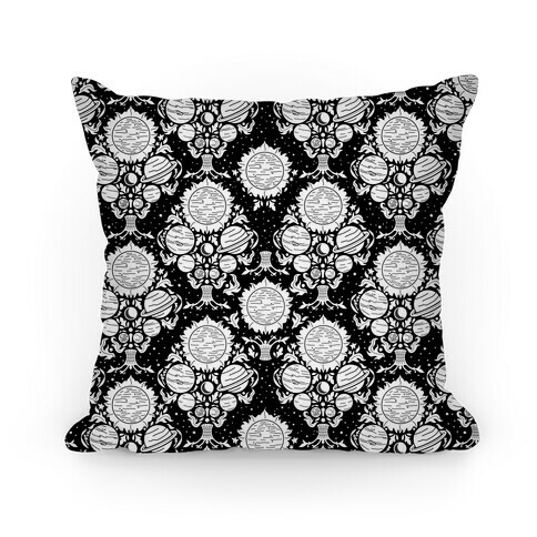 Victorian Planet Pattern Pillow