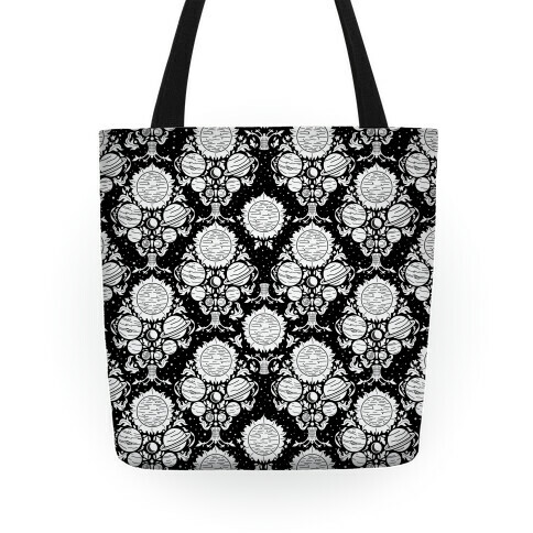 Victorian Planet Pattern Tote