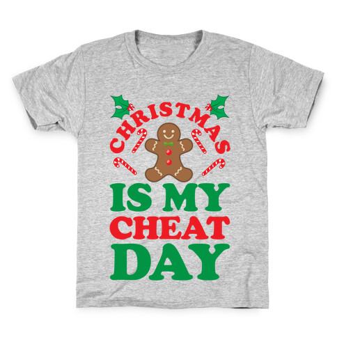 Christmas Is My Cheat Day Kids T-Shirt