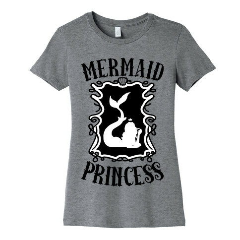 Mermaid Princess Womens T-Shirt