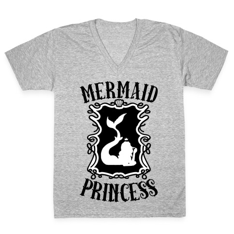 Mermaid Princess V-Neck Tee Shirt