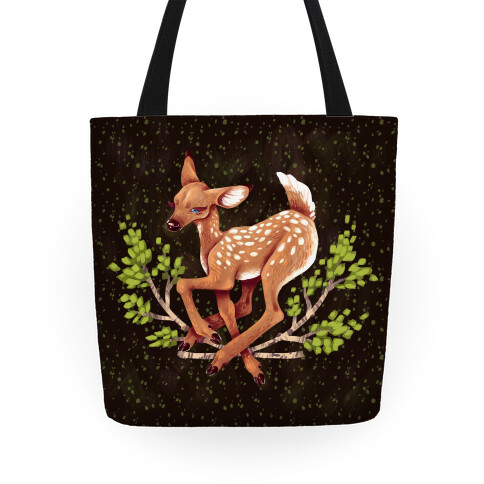 Forest Peaceful Fawn Tote