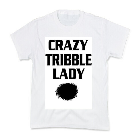 Crazy Tribble Lady Kids T-Shirt