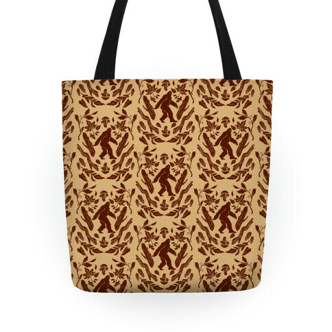 Sasquatch Sighting Pattern Tote