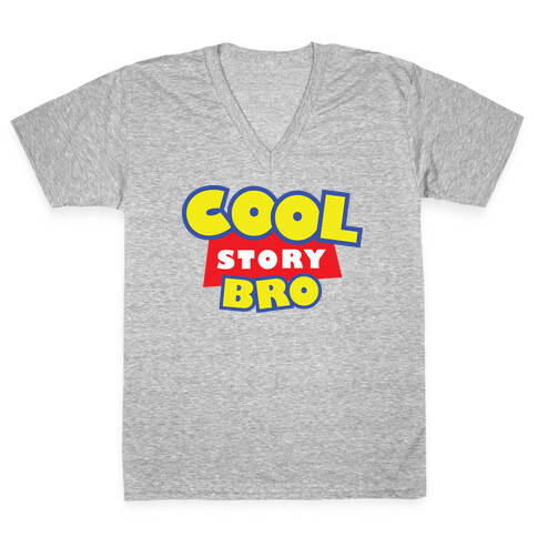 Cool story, bro (Toy Story Parody) V-Neck Tee Shirt