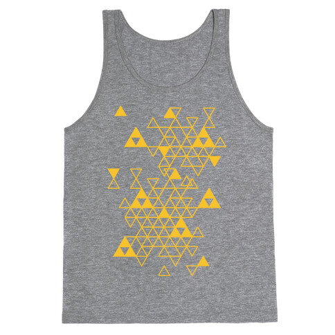 Geometric Triforce Pattern Tank Top