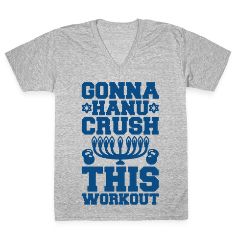 Gonna Hanu-Crush This Workout V-Neck Tee Shirt