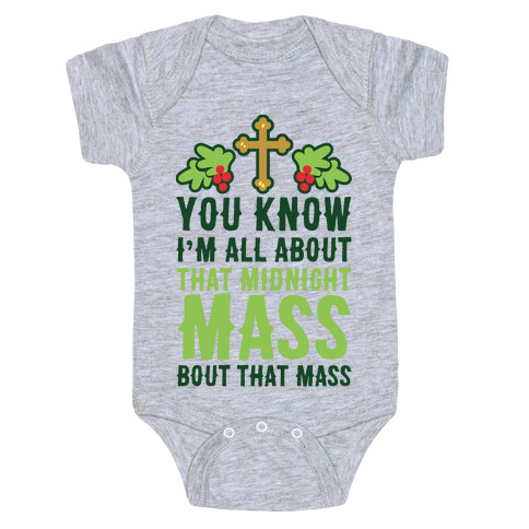 You Know I'm All About That Midnight Mass Bout That Mass Baby One-Piece