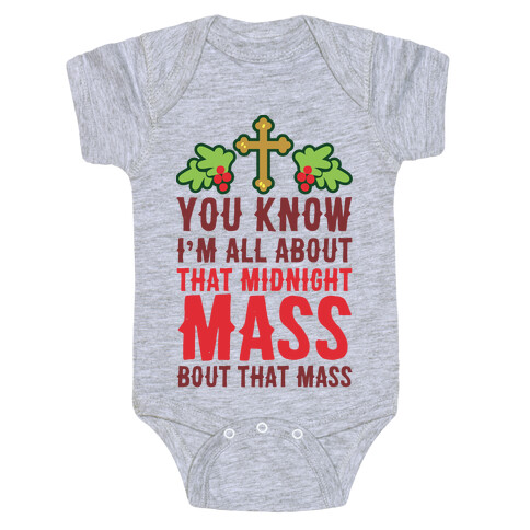 You Know I'm All About That Midnight Mass Bout That Mass Baby One-Piece