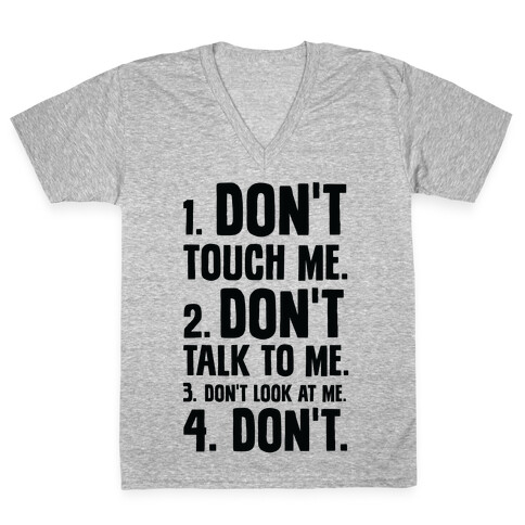 Don't V-Neck Tee Shirt