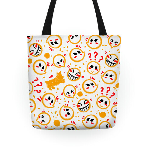 Corgi and Hacker Pattern Tote