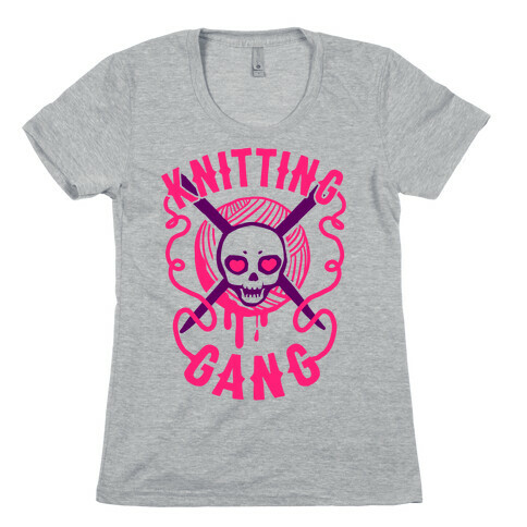 Knitting Gang Womens T-Shirt