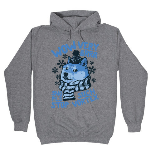 Winter Doge Hooded Sweatshirt