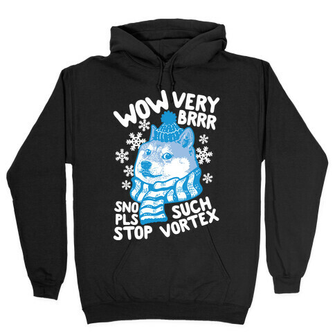Winter Doge Hooded Sweatshirt