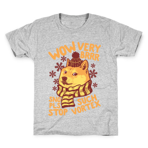 Winter Doge Kids T-Shirt