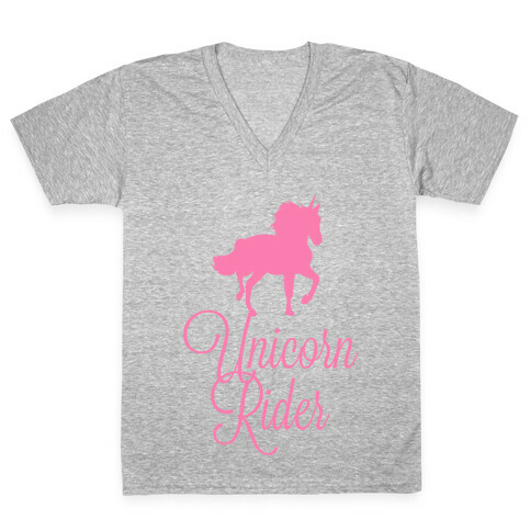 Unicorn Rider V-Neck Tee Shirt