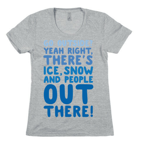 Winter Introvert Womens T-Shirt