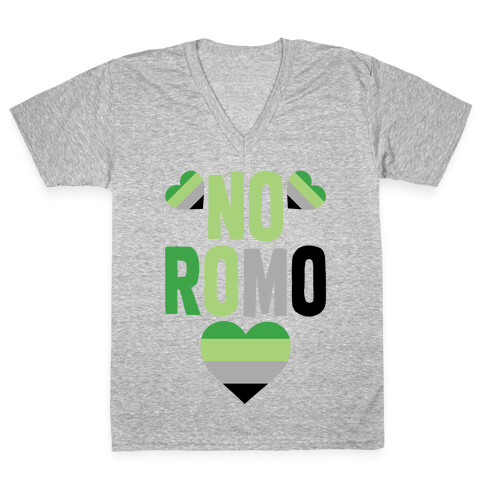 No Romo V-Neck Tee Shirt