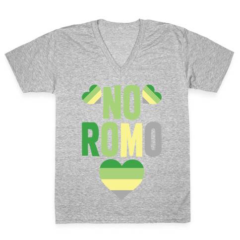 No Romo V-Neck Tee Shirt