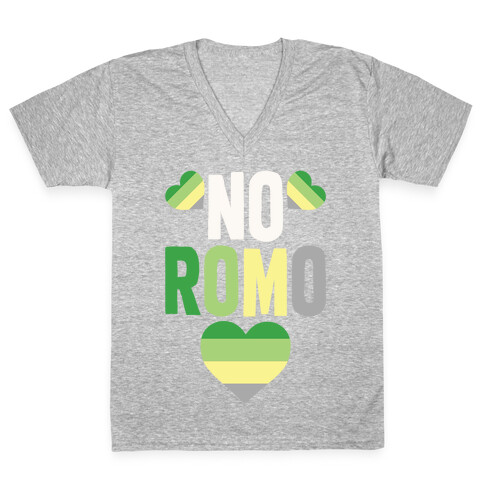 No Romo V-Neck Tee Shirt