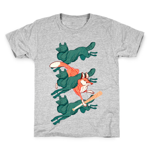 The Boy Who Runs With Wolves Kids T-Shirt