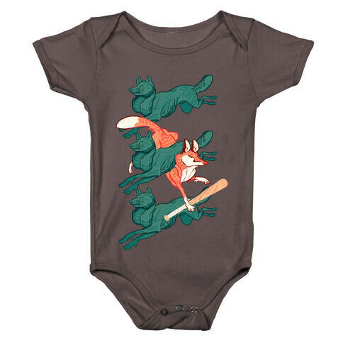 The Boy Who Runs With Wolves Baby One-Piece