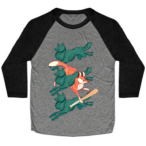 The Boy Who Runs With Wolves Baseball Tee
