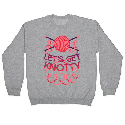 Let's Get Knotty (Knitting) Pullover