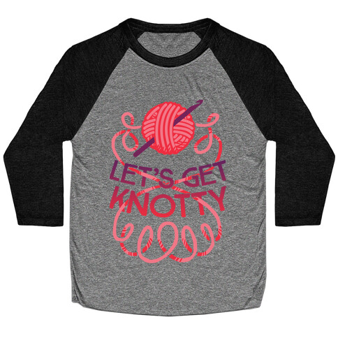 Let's Get Knotty (Crochet) Baseball Tee