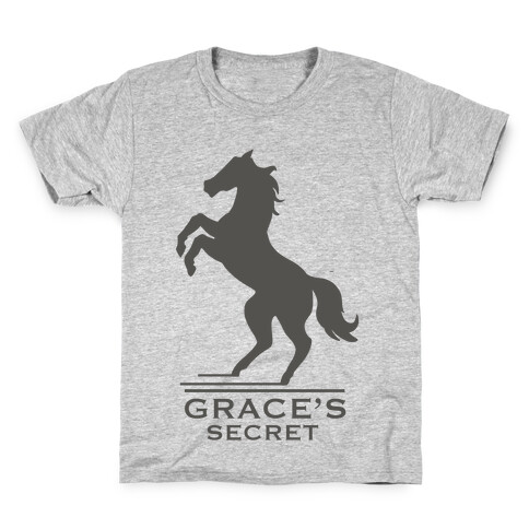 Grace's Secret Faux Fashion Logo Kids T-Shirt